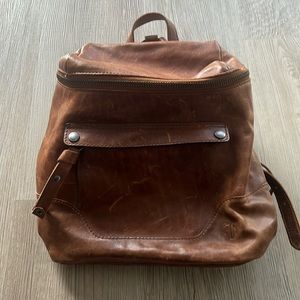 Frye leather back pack